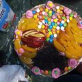 صورة من Eman Abou Mesalam، شاركها بعد تجربة وصفة تورتة عيد ميلاد اسفنجية 😍