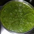 Kuldeep Kaur's cooksnap of when they made Green chutney.