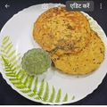 Gurusharan Kaur Bhatia का कुकस्नैप जब उन्होंने फलाहारी हांडवो (Falahari handvo recipe in hindi) बनाया था।