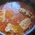 El cooksnap de chony cuando hizo Bacalao en salsa de almendras.