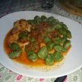 El cooksnap de Laura Fernandez cuando hizo Ñoquis de papa, espinaca y queso.