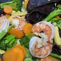 รูป Cooksnap ของ immanitaa เมื่อเขาทำ ผัดบล็อคโคลีกุ้งสด