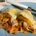 El cooksnap de Angie Heredia cuando hizo Lasaña de plátano maduro y carne.
