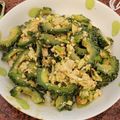 Yi-Cheng Zhang 的 「鹹蛋炒苦瓜」下酒菜金沙苦瓜 cooksnap