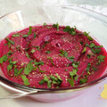 El cooksnap de PATRICIA *Patyco-Candybar* cuando hizo Hummus de remolacha y anacardos con cilantro y lima ¡Buenísimo!.