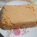 El cooksnap de Constanza Morales López cuando hizo 107. Queso vegano de harina de garbanzos.