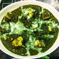 Chandra kamdar का कुकस्नैप जब उन्होंने पालक पनीर (palak paneer recipe in Hindi) बनाया था।
