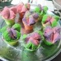 Cooksnap dari ani. untuk resep Bolu Mekar Rainbow