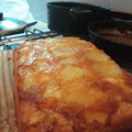El cooksnap de Cande Macellari cuando hizo Torta de manzana invertida.