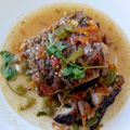 Emily Ogolla's cooksnap of when they made Nile Perch stew and Ugali.