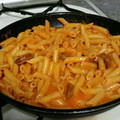 El cooksnap de Juan Carlos Cortes cuando hizo Macarrones con jamón, tomate y queso!!😋.
