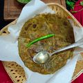 Anjana Sahil Manchanda का कुकस्नैप जब उन्होंने बथूआ आलू के पंराठे (bathua aloo ke parathe recipe in Hindi) बनाया था।