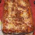 El cooksnap de Cesar González cuando hizo Lasaña de espinaca y salsa boloñesa.