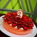 Cooksnap dari Joanne Sebastian untuk resep Strawberry Cake Merah Putih