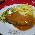 El cooksnap de Constanza Menschel cuando hizo Carne al vino tinto.