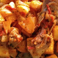 El cooksnap de Micaela Costancio cuando hizo Pollo con Salsa Portuguesa.