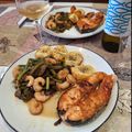 El cooksnap de SuperDesyLaChef cuando hizo Salmón a la plancha con salsa de soja y miel.