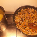 El cooksnap de Mari Fernandez Cano cuando hizo Risotto de camagrocs.