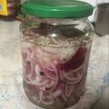 El cooksnap de Cami Valeros cuando hizo Cebolla morada (encurtido).