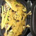 Cooksnap nor ikeen semasa beliau membuat Ikan Bawal Percik MIL.