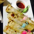 Areeba Muhammed's cooksnap of when they made Chicken Roll Paratha🌯.