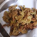 Sania Omer's cooksnap of when they made Lauki ke pakore.