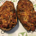 El cooksnap de Francisco Morales cuando hizo Berenjenas rellenas de atún.