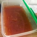El cooksnap de Fernanda Sosa cuando hizo Dulce de membrillo en microondas.