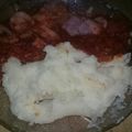 El cooksnap de Yanel cuando hizo Chorizo a la pomarola con puré.