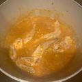 El cooksnap de Eloísa Duncan cuando hizo Conejo a la cerveza.