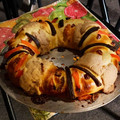 El cooksnap de Ana Angel cuando hizo Rosca de Reyes.