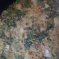 El cooksnap de sindy rivas cuando hizo Arroz con pollo y verduras.