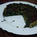 El cooksnap de Graciela Avalos cuando hizo Tortilla de espinaca, cebolla y zapallito.