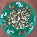 Saroj Shah's cooksnap of when they made ડ્રાયફ્રુટ ચીક્કી (Dryfruit Chikki Recipe In Gujarati).