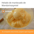 El cooksnap de Carmen Roda cuando hizo Helado de mango elaborado con la Monsieur Cuisine Plus.