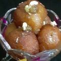  Chef Richa pathak. का कुकस्नैप जब उन्होंने सूजी के गुलाब जामुन (Suji ke gulab jamun recipe in hindi) बनाया था।