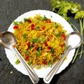Ankita Tank Parmar's cooksnap of when they made Indori Poha for light and healthy breakfast.