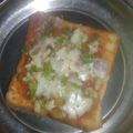 Archna Tayal का कुकस्नैप जब उन्होंने बन्स पिज़्ज़ा (buns pizza recipe in Hindi) बनाया था।
