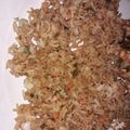 El cooksnap de Esther Soto cuando hizo Arroz Cantonés (tipo chino).