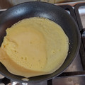 El cooksnap de Loreto Ibarra cuando hizo Panqueques con manjar.