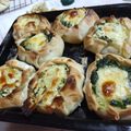 El cooksnap de Eliana Aceval cuando hizo Canastitas de acelga.