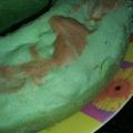 Cooksnap dari Stmysari untuk resep Cake Bolu Pandan Coklat (2 Telur)