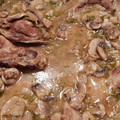 El cooksnap de Anabel Andres cuando hizo Chuletas de cerdo a la cerveza.
