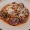 El cooksnap de Tatina cuando hizo Malfattis de Ricotta y Espinaca.