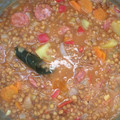 El cooksnap de astrid badia cuando hizo Lentejas rápidas con chorizo.