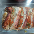 El cooksnap de jose coli cuando hizo Pechuga de pavo rellena y salsa gravy.