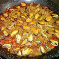 El cooksnap de MaryGlory cuando hizo Mejillones con arroz integral.