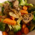El cooksnap de Irene-Guirao cuando hizo Brócoli salteado con cúrcuma.