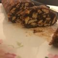 El cooksnap de Rocio Padron cuando hizo Salchichón de chocolate.