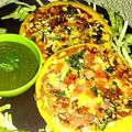 Priya vishnu Varshney का कुकस्नैप जब उन्होंने बेसन रवा मिक्स मिनी उत्तपम (Besan Rava mix mini uttapam recipe in Hindi) बनाया था।